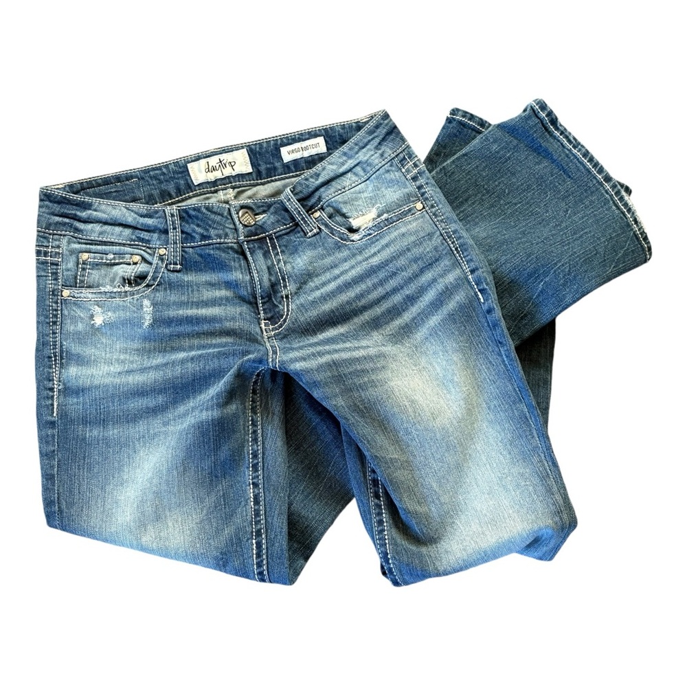 1019 Daytrip Virgo Low Rise Bootcut Jeans Size 26 Long - Picture 6 of 13